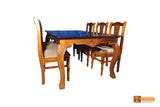 Indus Teak Wood Dining Set - 6/8 Seater