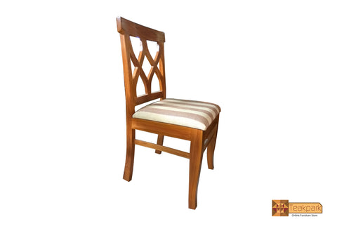 Vaigai Solid Teak Wood Dining Chair
