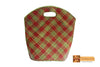 Pallas Woven Natural Screwpine Leaf Shopper Bag - Design 2-Organic and Eco Friendly