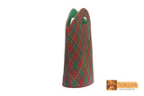 Pallas Woven Natural Screwpine Leaf Shopper Bag - Design 3-Organic and Eco Friendly