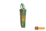Metis Woven Natural Screwpine Leaf Shopper Bag with Flap-Design 1-Organic and Eco friendly