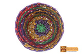 Pales Woven Natural Screwpine Leaf Round Office Bin-Organic and Eco friendly
