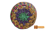 Pales Woven Natural Screwpine Leaf Round Office Bin-Organic and Eco friendly