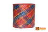Pandora Woven Natural Screwpine Leaf Round Basket