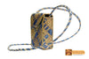 Egeria Woven Natural Screwpine Leaf Girls Bag with Long Strap-Design 1-Organic and Eco freindly