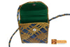Egeria Woven Natural Screwpine Leaf Girls Bag with Long Strap-Design 1-Organic and Eco freindly