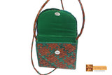 Egeria Woven Natural Screwpine Leaf Girls Bag with Long Strap-Design 2-Organic and Eco freindly