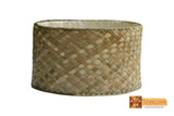 Undian Woven Natural Screwpine Leaf Round Basket-Organic and Eco friendly
