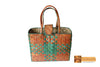 Vesta Woven Natural Screwpine Leaf Big Shopper Bag-Design 2-Organic and Eco friendly