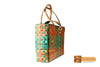 Vesta Woven Natural Screwpine Leaf Big Shopper Bag-Design 2-Organic and Eco friendly