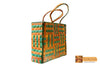 Hebe Woven Natural Screwpine Leaf Shopper Bag with Zip-Design 1-Organic and Eco friendly