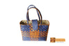 Vesta Woven Natural Screwpine Leaf Big Shopper Bag-Design 3-Organic and Eco friendly