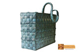 Iris Woven Natural Screwpine Leaf Shopper Bag with Zip-Design 2-Organic and Eco friendly