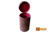 Doris Woven Natural Screwpine Leaf Round Laundry Basket with Lid-Design 6