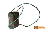 Egeria Woven Natural Screwpine Leaf Girls Bag with Long Strap-Design 3-Organic and Eco freindly