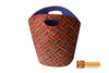 Juno Woven Natural Screwpine Leaf Shopper Bag - Design 1-Organic and Eco Friendly