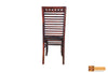 Amazon Solid Round Rosewood Dining Set - Glass Table Top with 6 Chairs
