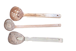 Genji Coconut Shell Ladle-Spatula Combo Set-4-Organic and Natural