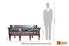 Dakota Solid Rosewood Sofa Set - (3+1+1) 5 Seater