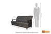 Dublin Solid Rosewood Sofa Set - (3+1+1) 5 Seater