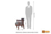 Dakota Solid Rosewood Sofa Set - (3+1+1) 5 Seater