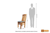 Yamuna Solid Teak Wood  Dining Chair