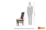 Amazon Round Solid Rosewood Dining Set - Glass Top Table with 4 Chairs