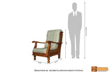 Cairo Solid Teak Wood Chair