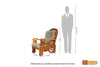 Manhattan Solid Teak Wood Chair