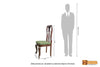 Nile Solid Rosewood Dining Set - Glass Top Table with Chairs