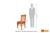 Colorado Solid Teak Wood  Dining Chair