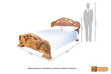 Borabora Solid Teak Wood Bed