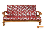 Lucknow Solid Teak Wood 3 Seater Sofa
