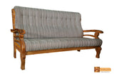 Leeds Solid Teak Wood Sofa Set  - (3+1+1) 5 Seater