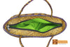 Ceres Woven Natural Screwpine Leaf Ladies Handbag-Design 1-Organic and Eco Friendly