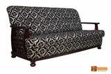 Dublin Solid Rosewood Sofa Set - (3+1+1) 5 Seater
