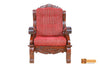 Jaipur Solid Rosewood Sofa Set - (3+1+1 ) 5 Seater