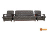 Dublin Solid Rosewood Sofa Set - (3+1+1) 5 Seater