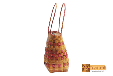 Ceres Woven Natural Screwpine Leaf Ladies Handbag-Design 3-Organic and Eco freindly