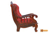 Jaipur Solid Roseood 3 Seater Sofa