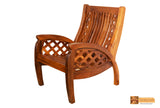 Hanoi Solid Teak Wood Sofa Set - (3+1+1) 5 Seater