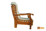 Cairo Solid Teak Wood Sofa Set - (3+1+1)Seater