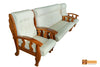Doha Solid Teak Wood Sofa Set - (3+1+1) 5 Seater