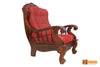 Jaipur Solid Rosewood Sofa Set - (3+1+1 ) 5 Seater