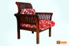 Manchester Solid Rosewood Sofa Set- (3+1+1) 5 Seater