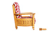 Dhaka Solid Teak Wood 3 Seater Sofa