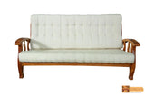 Doha Solid Teak Wood Sofa Set - (3+1+1) 5 Seater