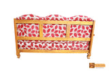 Dhaka Solid Teak Wood 3 Seater Sofa