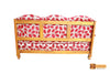 Dhaka Solid Teak Wood 3 Seater Sofa