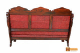 Jaipur Solid Roseood 3 Seater Sofa